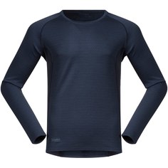 Лонгслив Bergans Snoull Shirt 2019 мужской темно-синий, M