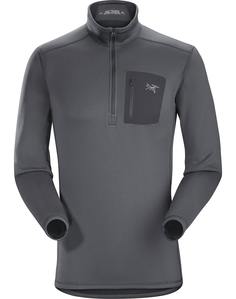 Лонгслив Arcteryx Rho AR Zip Neck 2019 мужской темно-серый, XL Arcteryx