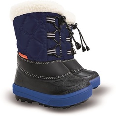 Сапоги Demar Furry 2 синий натуральная овчина шнурки р.22-23