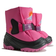 СапогиDemar sunrise розовый натуральная овчина липучкаучка р.28-29