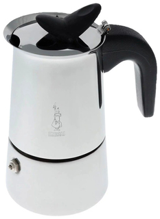 Кофеварка гейзерная Bialetti Musa Induzione 4272 Серебристый, черный