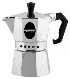 Кофеварка гейзерная Bialetti Morenita 5975 Серебристый, черный