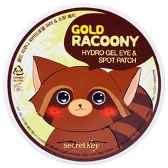 Патчи для глаз secret Key Gold Racoony Hydrogel Eye & Spot Patch 90 шт