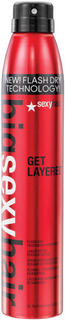 Сухой лак сильной фиксации SEXY HAIR Big Get Layered, 275 мл