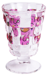 Набор стаканов LORAINE LR (х6) 24683 Прозрачный, розовый