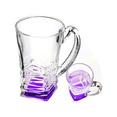 Набор стаканов LORAINE LR (х6) 24082 Прозрачный, фиолетовый