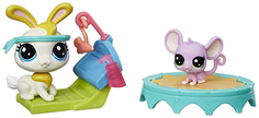 Игровой набор Hasbro Littlest PetShop Кролик и мышонок