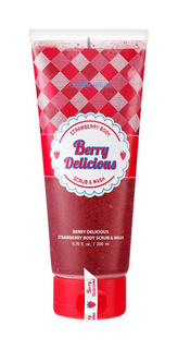 Скраб для тела Etude House Berry Delicious Strawberry Body Scrub & Wash 200 мл