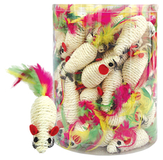 Игрушка для кошек Triol NT516 Набор Мышь пушистая 7 см 72 шт 22181051