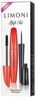 Набор для макияжа Limoni Тушь Mascara Rosso + подводка Matt Eyeliner