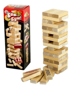 Настольная игра Падающая башня с фантами Десятое Королевство Р75178