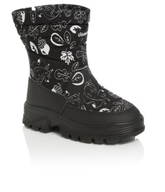 Сапоги Demar swen принт сапоги натуральная шерсть черный белый р.27