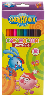 Карандаши цветные Centrum Смешарики 12 цветов