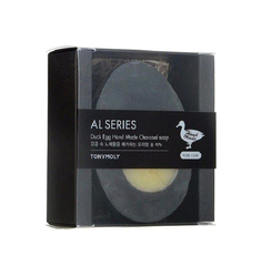 Косметическое мыло Tony Moly Al Series Duck Egg Hand Made Soap Charcoal 120 г