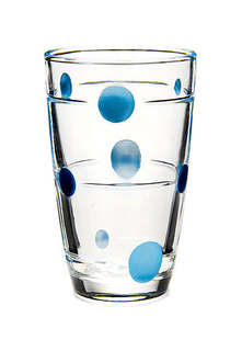 Набор стаканов LORAINE LR (х6) 24069 Голубой, прозрачный