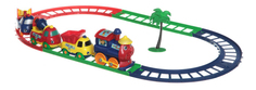 Железная дорога с паровозом и вагонами Play Train Gratwest Б13156
