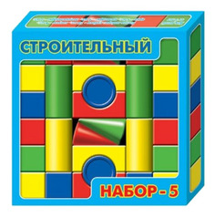 Конструктор Строительный набор 5 30 предметов Тридевятое царство