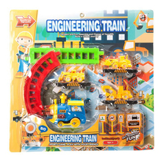 Железная дорога с техникой Engineering Train Gratwest Б79710