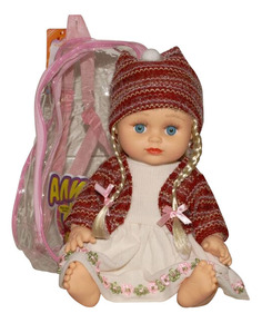 Кукла Play Smart в бордовой кофточке Д12911 Playsmart