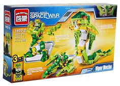 Конструктор 3 в 1 Brick Space War Змея 163 детали 1403-2