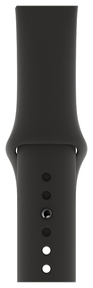 Ремешок для смарт-часов Apple Sport Band для Apple watch 44 mm black (MTPL2ZM/A)