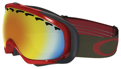 Горнолыжная маска Oakley Crowbar 2017/2018 красная/оранжевая