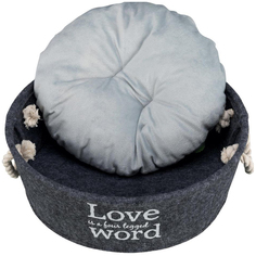 Лежак для животных Trixie Lian, 480 г, размер 45 см., серый