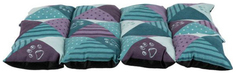 Лежак для животных Trixie Patchwork, 400 г, размер 70×50 см., петроль фиолетовый