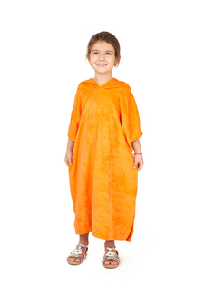 Полотенце-пончо Sunpa SunPoncho с капюшоном Orange р.2 115-130 см