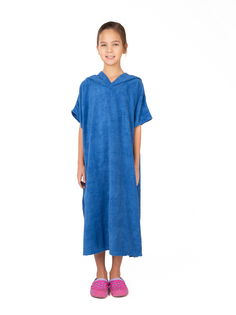 Полотенце-пончо Sunpa SunPoncho с капюшоном Vallarta синий р.3 130-155 см