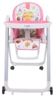 Стульчик для кормления Nuovita Grande Cosmo rosa, Розовый космос