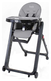 Стульчик для кормления Nuovita Futuro Senso Nero Grigio Scuro/Темно-серый