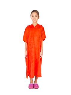 Полотенце-пончо Sunpa SunPoncho с капюшоном Red р.3 130-155 см