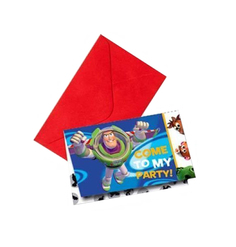 Приглашения в конвертах Procos «История Игрушек»