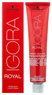 Краска для волос Schwarzkopf Professional Igora Royal 6-0 Темный русый натуральный 60 мл