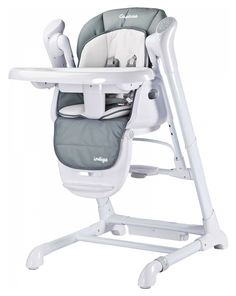 Стульчик для кормления Caretero Indigo Grey