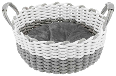 Лежак для животных Trixie Nabou 45 см белый/серый 38403