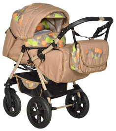 Коляска-трансформер Indigo GOLF PCO Go 11 Бежевый, оранжевый узор