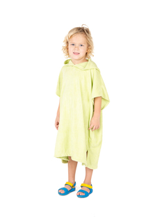 Полотенце-пончо Sunpa SunPoncho с капюшоном Lime р.1 100-115 см