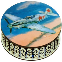 Конфеты чернослив кремлина шоколадный Кремлина шкатулка круглая самолет 400 г