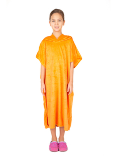 Полотенце-пончо Sunpa SunPoncho с капюшоном Orange р.3 130-155 см