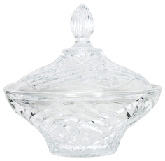 Конфетница с крышкой Melodia RCR CRISTALLERIA ITALIANA 25598020006 Прозрачный