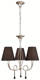 Подвесная люстра Mantra Paola Painted Silver 3532