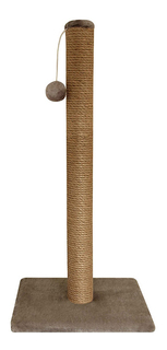Когтеточка Гамма 76х36х36см №12 длинная с игрушкой (цветной мех) для кошек Gamma