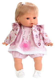 Кукла Antonio Juan Леонора в розовом, плач., 33 см 1332P
