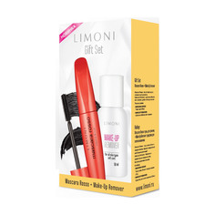 Набор для макияжа Limoni тушь "Mascara Rosso" + Make-Up Remover Мягкий уход 50мл