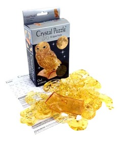 Пазл Crystal Puzzle Сова золотая 90247