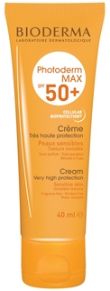 Солнцезащитный крем BIODERMA Photoderm MAX Cream SPF50+ UVA 38 40 мл
