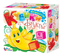 Детские кубики Десятое Королевство Фрукты Тридевятое царство