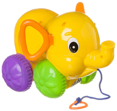 Каталка детская Gratwest Слон на веревке 23×7,5×15 см В87016